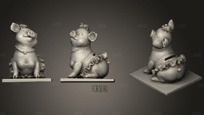Piggy Bank 3d stl модель для ЧПУ